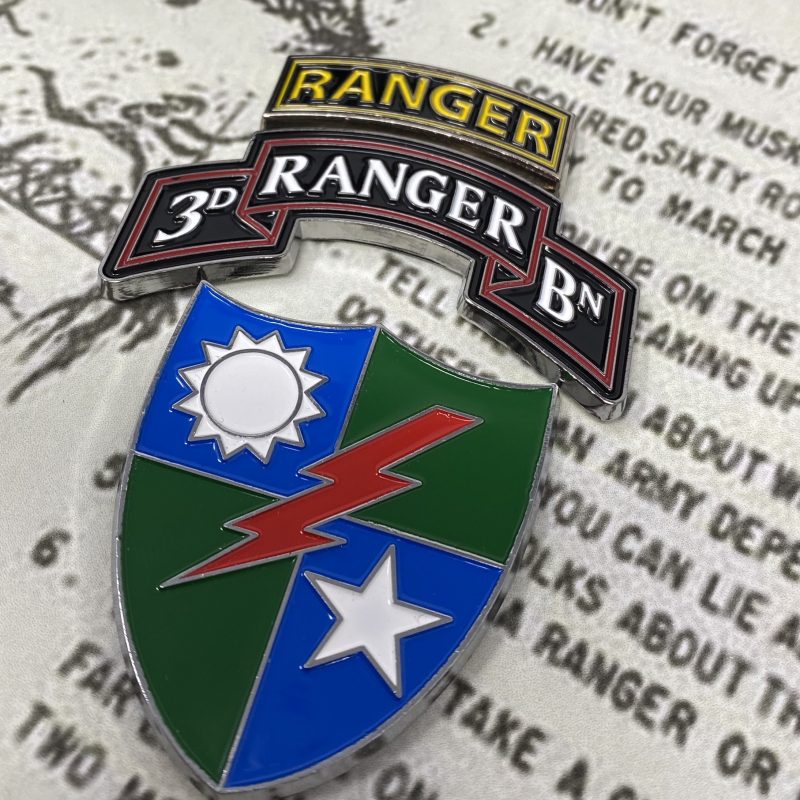 Ranger Scroll 75th Ranger Regiment version- Color 2.5