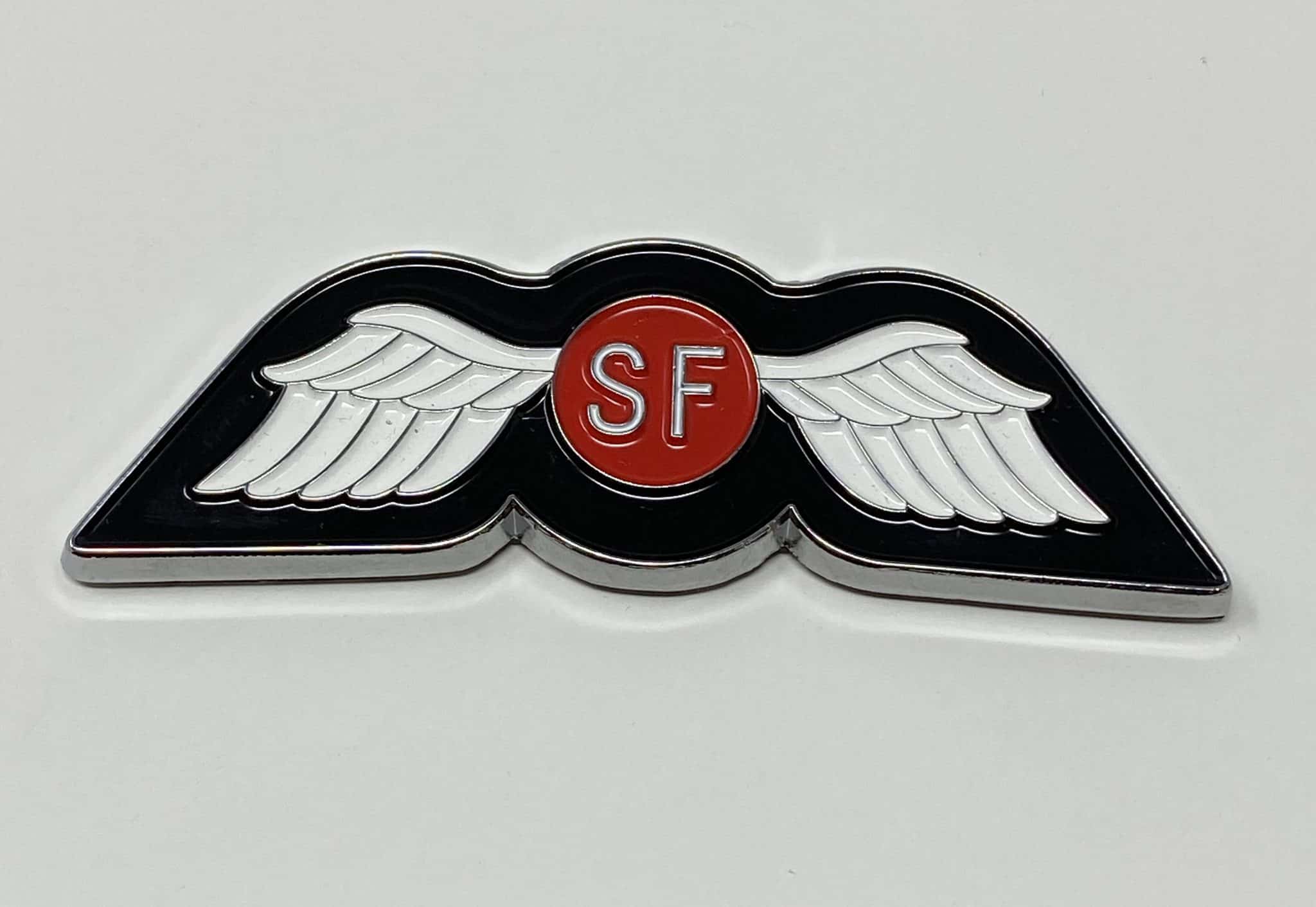 Jedburgh Wings Car Badge Excalibur Industries