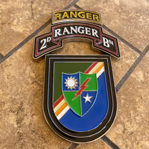 Ranger Regiment Flash with DUI Car Badge - Excalibur Industries