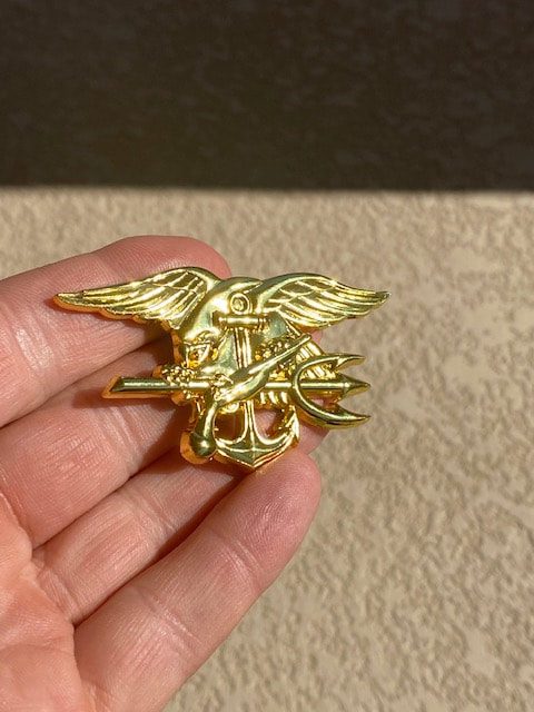 Navy SEAL Trident Car Badge with 3M on reverse - Excalibur Industries