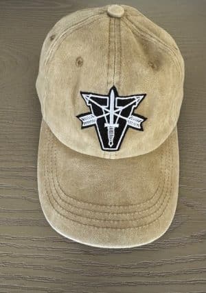 5th SFG "Legion Black" Logo Low Pro Baseball Softstyle Khaki Hat