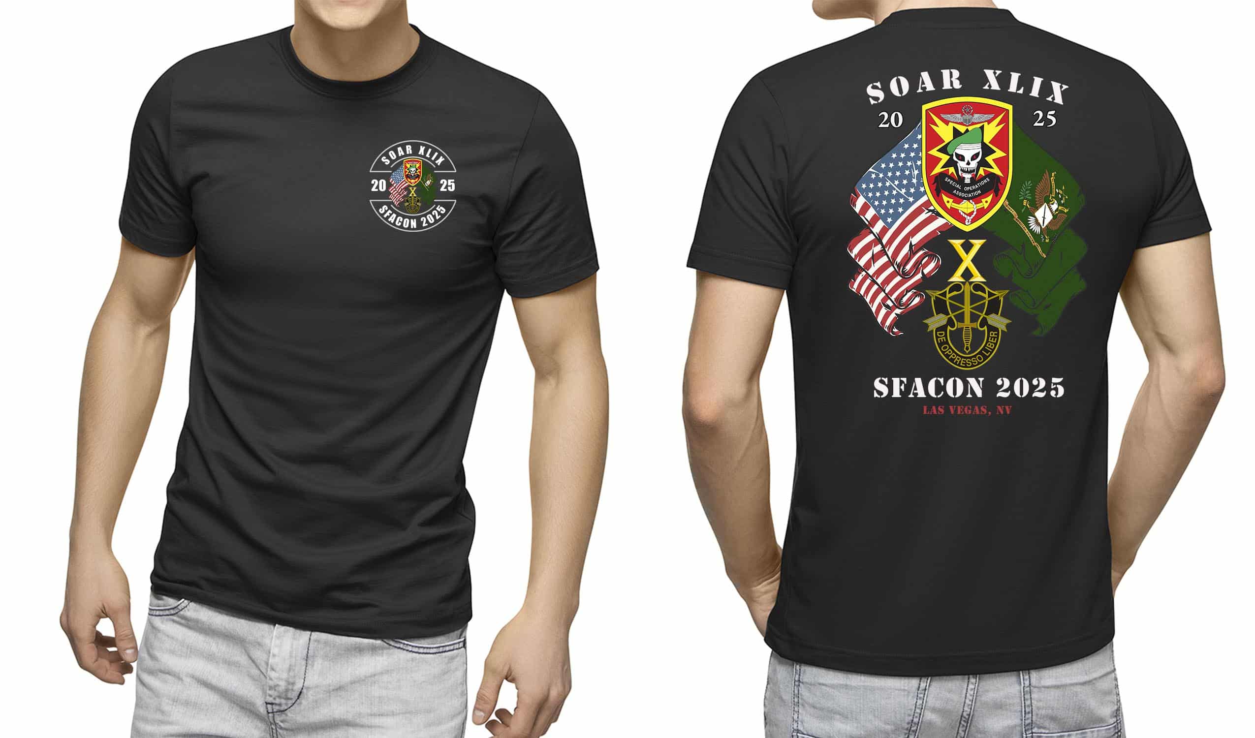 T Shirt model black shirt FINAL DESIGN